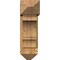 Ekena Millwork Balboa Arts and Crafts Rough Sawn Bracket w/ Offset Brace, Western Red Cedar, 8"W x 22"D x 26"H BKT0806X22X26BOA03RWR - alternate 3